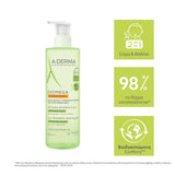 A-Derma Exomega Control gel 2 σε 1 για σώμα και μαλλιά με βιοδιασπώμενη σύνθεση