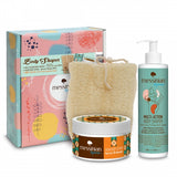 Messinian Spa Beauty Box Body Shaper – Σετ σύσφιξης και αδυνατίσματος με κρέμα σώματος, scrub βερίκοκο-μάγκο και δώρο λούφα Καλύμνου