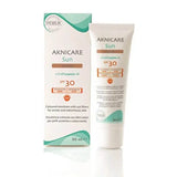 Aknicare Sun Teintée SPF 30 50ml - Αντηλιακή Έγχρωμη Κρέμα για Λιπαρά & Ακνεϊκά Δέρματα με GT Peptide-10