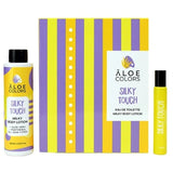 Aloe Colors Silky Touch Gift Set Eau De Toilette Roll-On 10ml & Milky Body Lotion 150ml