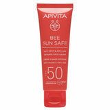 Apivita Bee Sun Safe Anti-Spot & Anti-Age Defense Face Cream SPF50 – Αντηλιακή Κρέμα Προσώπου για Πανάδες και Αντιγήρανση με Υψηλή Προστασία UVA/UVB