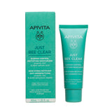 Apivita Just Bee Clear Κρέμα Κατά Των Ατελειών - Ενυδάτωση & Ματ Αποτέλεσμα Με propolis AmC &amp; φυτικό σαλικυλικό οξύ 40mL