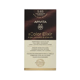 Apivita My Color Elixir 5.65 Light Brown Red Mahogany Μόνιμη Βαφή Μαλλιών