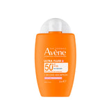 Avene Ultra Fluid Radiance SPF50+ Αντηλιακή Κρέμα Προσώπου με Λάμψη