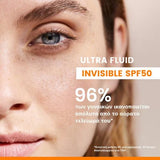 Avene Ultra Fluid SPF50+ 50ml αποτέλεσμα σε επιδερμίδα