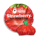 Bear Fruits Strawberry Hair Mask + Cap Detangle +Shine Μάσκα Μαλλιών Ευκολοχτένιστα + Λαμπερά 20ml
