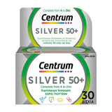 Centrum Silver 50+ Πολυβιταμίνη Για Ενήλικες 50 Ετών Και Άνω 30 δισκία