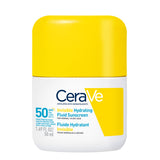 CeraVe Invisible Hydrating Fluid Sunscreen SPF50 αντηλιακό προσώπου για κανονικό προς ξηρό δέρμα