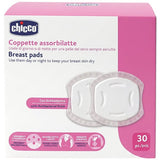Chicco Αντιβακτηριακά Επιθέματα Στήθους με Κυψελωτή Υφή 30τμχ