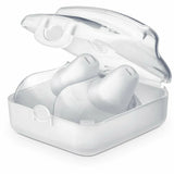 Chicco Nipple Shields Σιλικόνης M/L 2 τεμάχια Θήκη Φύλαξης