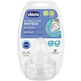 Chicco Physio Perfect 5 Θηλή Σιλικόνης Κανονικής Ροής για 0+ Μηνών 2τμχ (02031100)