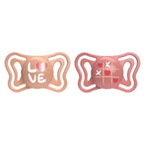 Chicco PhysioForma Light πιπίλες σιλικόνης 6-16 μηνών ροζ