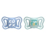 Chicco PhysioForma Light πιπίλες σιλικόνης 6-16 μηνών μπλε 2 τεμάχια orthodontic