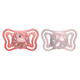Chicco PhysioForma Light πιπίλες σιλικόνης 6-16 μηνών ροζ 2 τεμάχια orthodontic