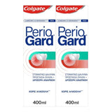 Colgate PerioGard Στοματικό Διάλυμα 400ml x2 – Προστασία Ούλων & Δροσερή Αναπνοή Χωρίς Αλκοόλ