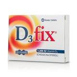 D3 Fix 1200 IU 60 Δισκία - Uni-Pharma - Βιταμίνη D3 για Υποστήριξη Οστών και Ανοσοποιητικού