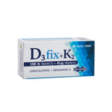 D3 Fix + K2 1200 IU & 45μg - 60 Δισκία Uni-Pharma για Οστά & Καρδιαγγειακή Υγεία