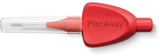 Plac Away Triple Action Μεσοδόντια Βουρτσάκια 0.5mm ISO 2 Σε Χρώμα Κόκκινο 6 Τεμάχια