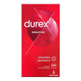 Durex Sensitive Κανονική Εφαρμογή 6τμχ.