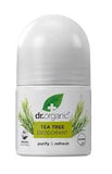 Dr. Organic Tea Tree Deodorant Αποσμητικό Με Βιολογικό Τεϊόδεντρο 50ml