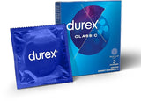 Προφυλακτικά Durex Classic 3 τεμάχια Regular Fit για άνεση και ασφάλεια