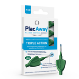 Plac Away Triple Action Μεσοδόντια Βουρτσάκια 0.8mm ISO 5 Σε Χρώμα Πράσινο 6 Τεμάχια