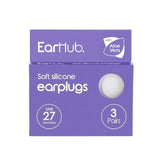 EarHub Soft Silicone Aloe Vera Earplugs Ωτοασπίδες Σιλικόνης 3 Ζεύγη