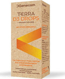 Genecom Terra D3 Drops – Συσκευασία με γεύση φράουλα για υγεία οστών και ενίσχυση ανοσοποιητικού