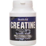 Health Aid Creatine Monohydrate 1000mg 60 Ταμπλέτες