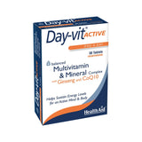 Health Aid Day-Vit Active Co-Q-10 & Ginseng 30 Tabs