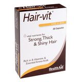 HealthAid Hair-vit 30 Κάψουλες για Δυνατά και Λαμπερά Μαλλιά