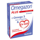 Health Aid Omegazon Plus Omega-3 & Co-Q10 30mg 30caps