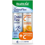 Health Aid Promo Osteoflex Fizzy 20 Αναβράζοντα Δισκία & ΔΩΡΟ Vitamin C 1000mg με Γεύση Πορτοκάλι 20 Αναβράζοντα Δισκία