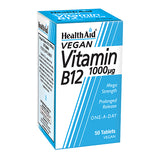 Health Aid Vitamin B12 (Cyanocobalamin) 1000mg 50tabs