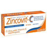 Health Aid Zincovit-C 60 Μασώμενες Ταμπλέτες