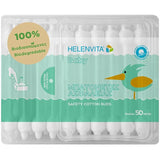Helenvita Baby Μπατονέτες Ασφαλείας 50 Τεμάχια Βιοδιασπώμενες