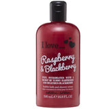 I Love Cosmetics Raspberry & Blackberry Bubble Bath 500ml – Αφρόλουτρο με Άρωμα Βατόμουρο & Σμέουρο για Αίσθηση Φρεσκάδας & Ευεξίας