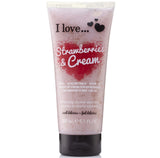 I Love Strawberries & Cream Exfoliating Shower Smoothie 200ml Απολεπιστικό Αφρόλουτρο