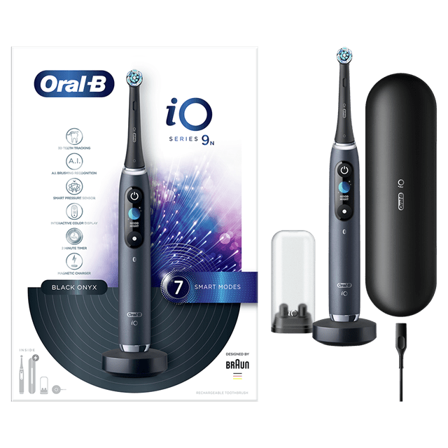 Oral-B iO Series 9N Ηλεκτρική Οδοντόβουρτσα Magnetic Black Onyx