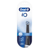 Oral-B iO Ultimate Clean Black Ανταλλακτικές Κεφαλές 2 Τεμάχια