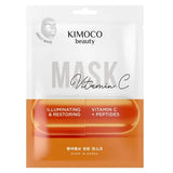 Kimoco Vitamin C Sheet Mask Μάσκα Προσώπου με Βιταμίνη C & Πεπτίδια για Λάμψη & Αναζωογόνηση