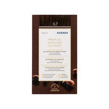Korres Argan Oil Advanced Colorant 5.7 Καστανό Σοκολατί με συσκευασία