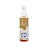 Korres Bronzing Sunscreen Spray SPF50 με shimmer αντηλιακό λάδι για μαύρισμα και λάμψη