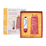 Korres Promo Hands + Lips to Go Peony Rose Κρέμα Χεριών 50ml & Lipbalm με άρωμα Σταφύλι 4.5g
