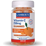 Lamberts Vitamin C 250mg Gummies με Φυσική Γεύση Μανταρινιού 60 Ζελεδάκια