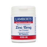 Lamberts Zinc 15mg (as Cictrate) 90 Ταμπλέτες