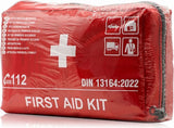 KM KFZ Verbandtasche Compact Rot Φαρμακείο Αυτοκινήτου με Πιστοποίηση DIN 13164:2022