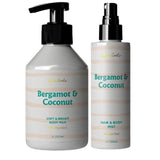 Life Roots Gift Set Bergamot & Coconut Soft & Bright Body Milk 250ml & Hair & Body Mist 150ml