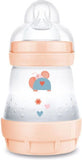 MAM Easy Start Anti-Colic Μπιμπερό 160ml Ροδακινί με Σχέδιο Σαλιγκάρι – Από Νεογέννητο