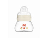 Mam Feel Good Γυάλινο Μπιμπερό 0 Μηνών 90ml Μπεζ (380SU)